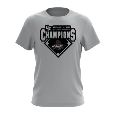 Stoneman Douglas 4x National Champions Logo Shirt