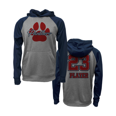 Coral Springs Panther Navy & Grey Hoodie