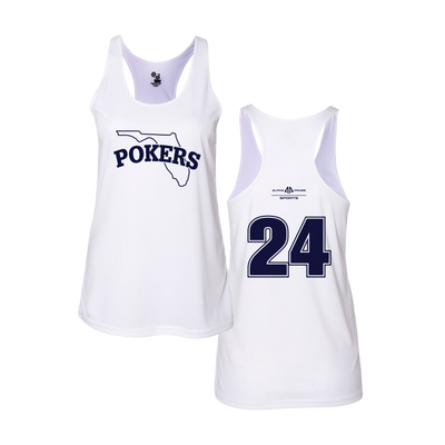 Original Florida Pokers White Women's Tank Top V1