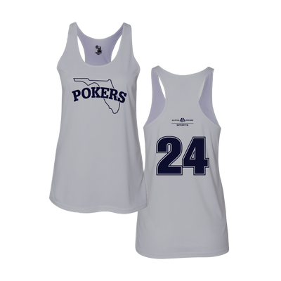 Original Florida Pokers White Women's Tank Top V1