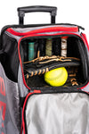 Prime Series II Roller Bat Bag - Grey/Red Testing for Shipping