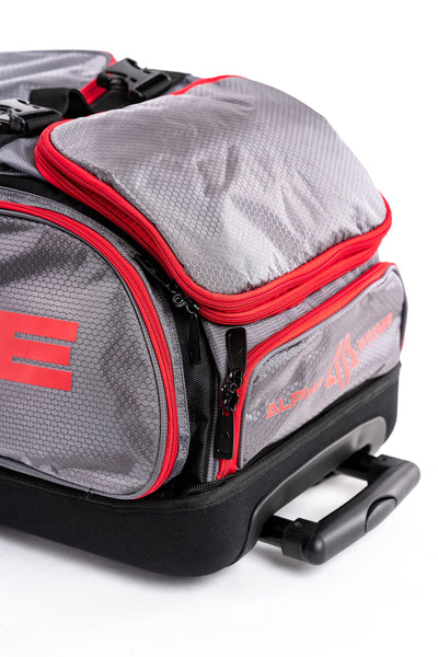 Prime Series II Roller Bat Bag - Grey/Red Testing for Shipping