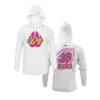Personalized WBYB Fall 2023 Lightweight Hoodie - Pink Team Paw Print Logo