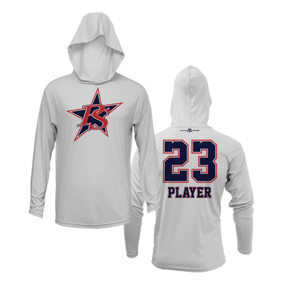 Plantation Stars Logo Lightweight Hoodie Alternate Logo