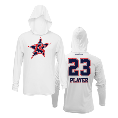 Plantation Stars Logo Lightweight Hoodie Alternate Logo