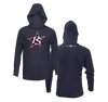 Plantation Stars Logo Navy Lightweight Hoodie DTF