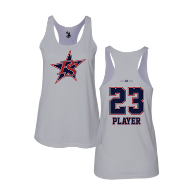 Plantation Stars Women's White Tank Top Alternate Logo