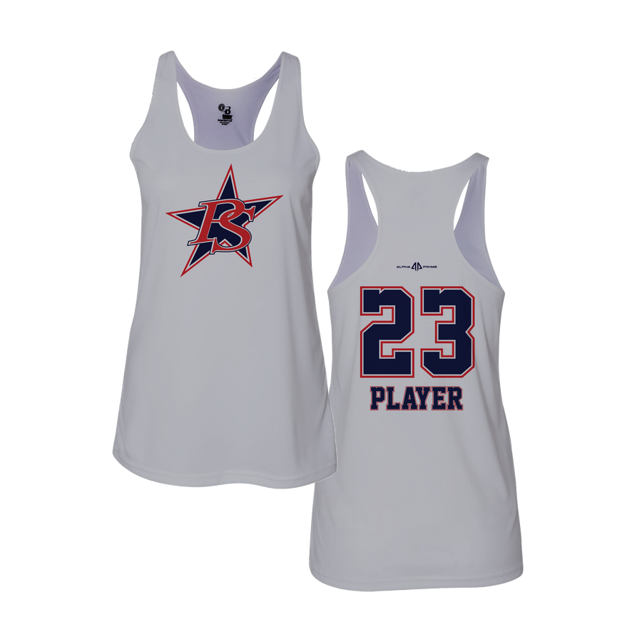 Plantation Stars Women's White Tank Top Alternate Logo