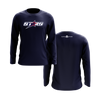 Plantation Stars Long Sleeve Navy Shirt