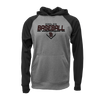Stoneman Douglas Eagles Baseball Logo Black & Grey Hoodie V2