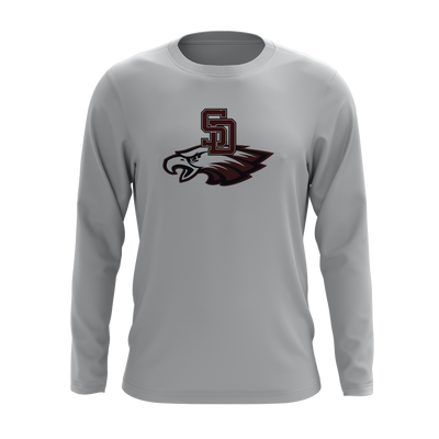 Stoneman Douglas Eagles Baseball Logo Long Sleeve Shirt V1