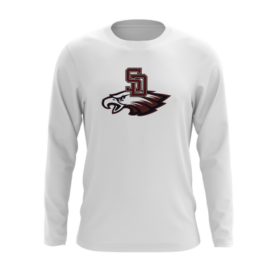 Stoneman Douglas Eagles Baseball Logo Long Sleeve Shirt V1