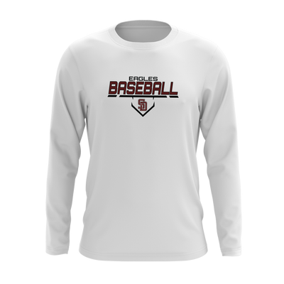 Stoneman Douglas Eagles Baseball Logo Long Sleeve Shirt V2