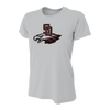 Stoneman Douglas Eagles Baseball Logo Women's White Shirt V1