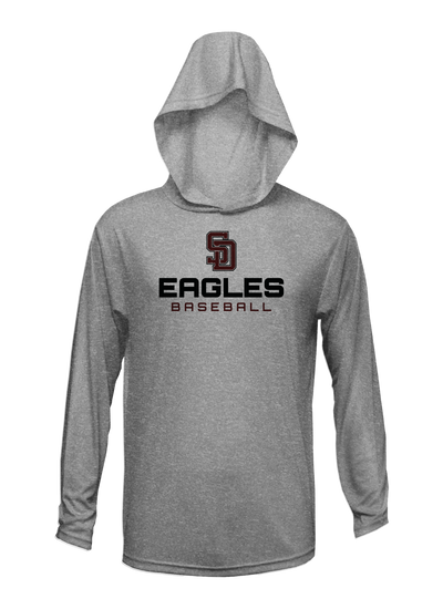 Stoneman Douglas Eagles Baseball Logo Lightweight Hoodie V3