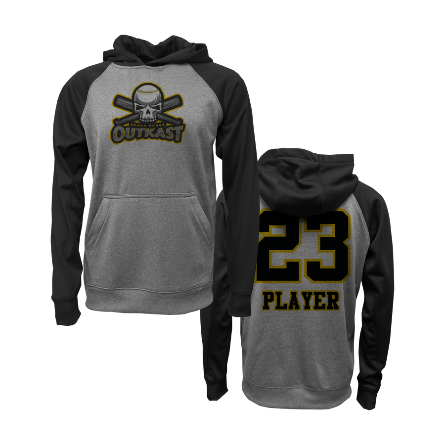 Space Coast Outkast Black & Grey Hoodie V2