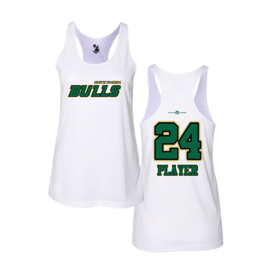 South Florida Bulls Women White Tank Top V2