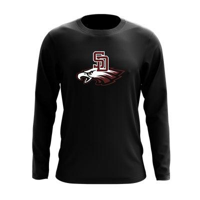 Stoneman Douglas Eagles Baseball Logo Long Sleeve Shirt V1