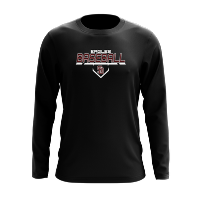 Stoneman Douglas Eagles Baseball Logo Long Sleeve Shirt V2