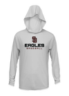 Stoneman Douglas Eagles Baseball Logo Lightweight Hoodie V3