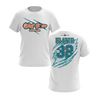 Personalized WBYB Short Sleeve Shirt - Teal Team Claw Mark Logo