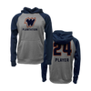 Wagner's Navy & Grey Hoodie