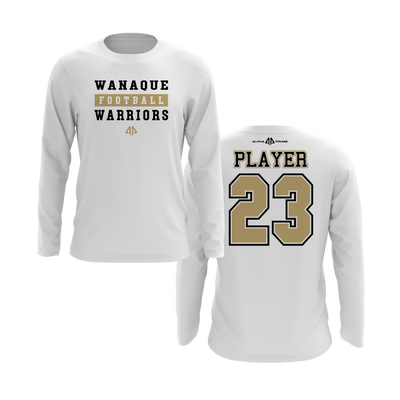 Wanaque Warriors Logo Long Sleeve Shirt V1