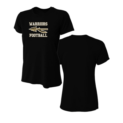 Wanaque Warriors Black Short Sleeve Women's Shirt DTF