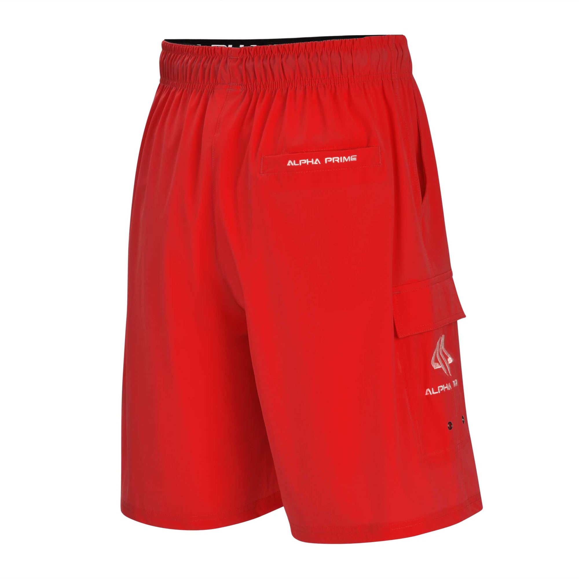 Alpha Prime Shorts Red Microfiber – - Prime Sports Alpha