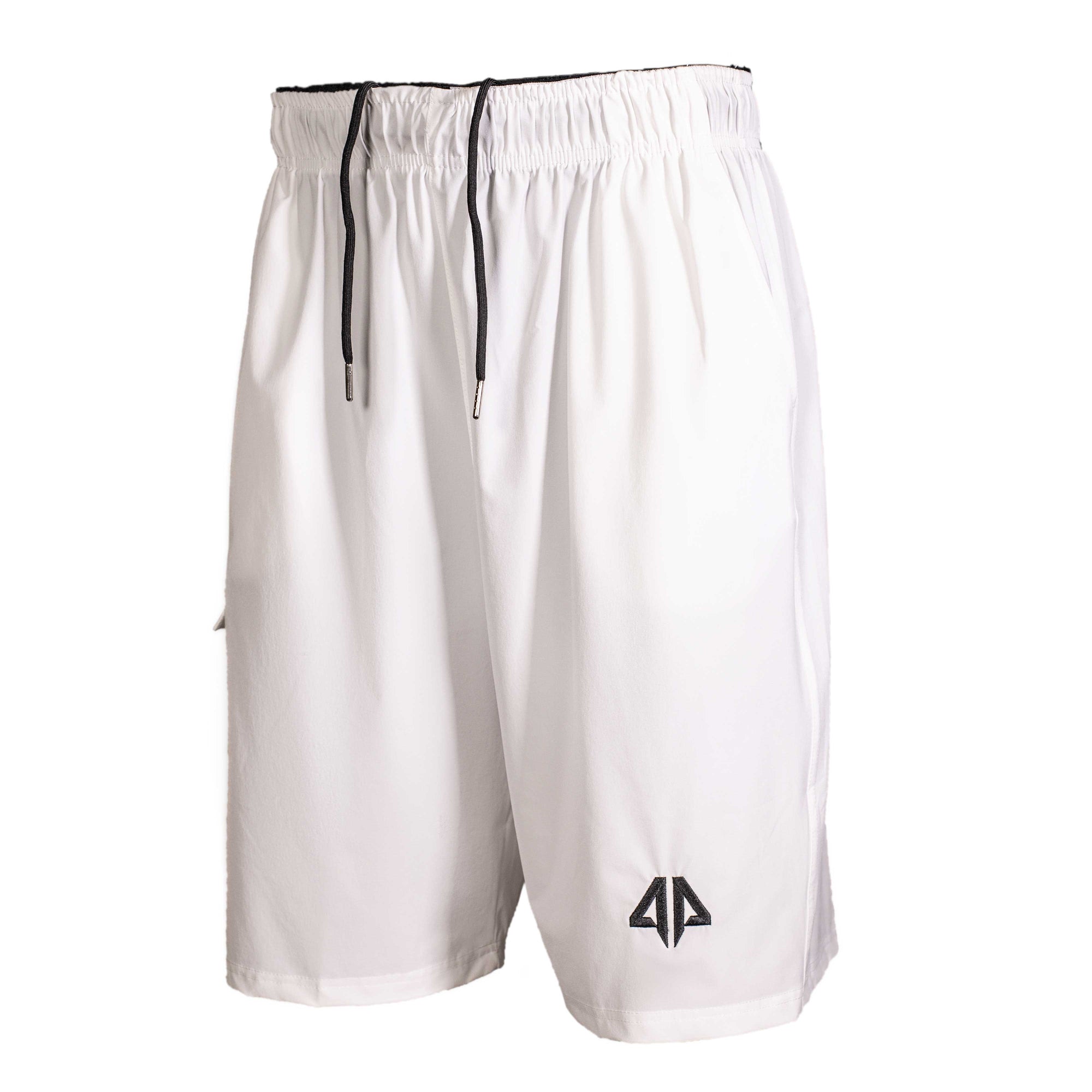Alpha Prime Microfiber Shorts Prime White – Alpha Sports 