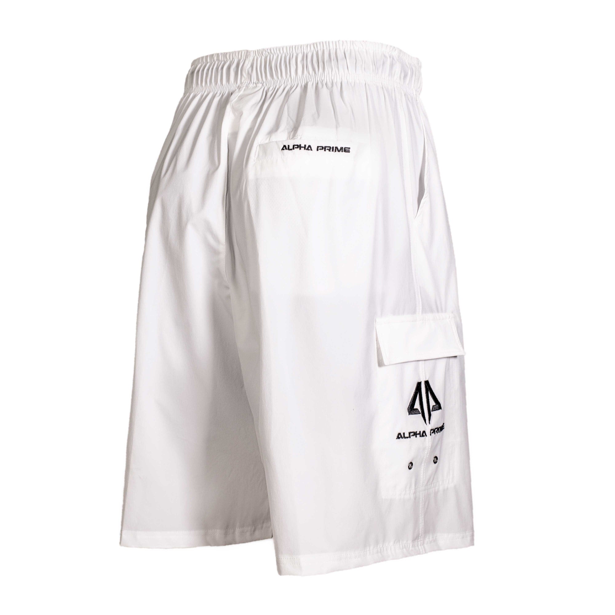 – Microfiber Sports Prime - Alpha Prime Alpha White Shorts